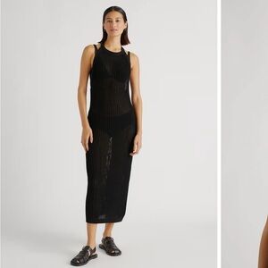 Quince Black Knit Dress